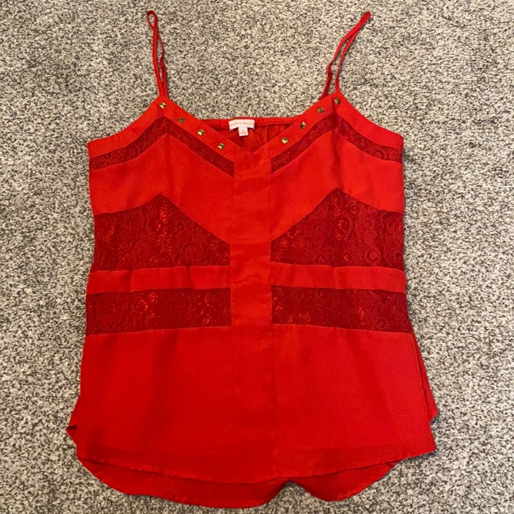 Red tank top